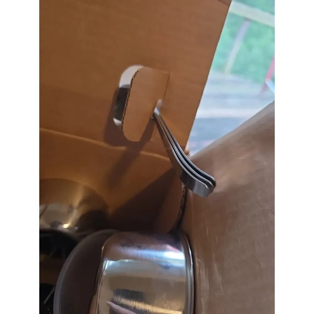 Vintage Foley Stainless Steel Revolving Susan Server Condiments 4 8 Oz Bowls...